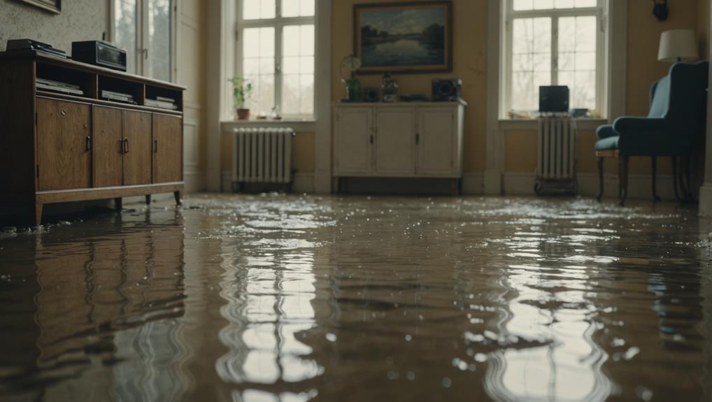 IICRC certified mold removal specialist performing inspection in Manistee waterfront property