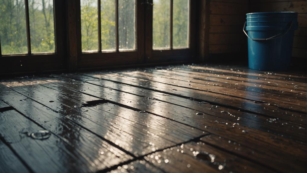 Mold remediation containment and air filtration system in Lake Michigan area home